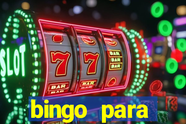 bingo para despedida de solteira para imprimir